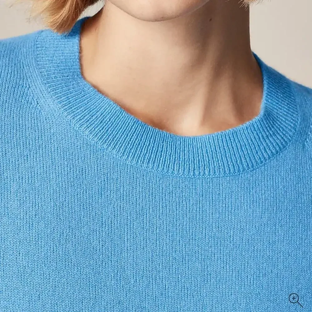 J.Crew Cashmere classic-fit crewneck sweater Pale Cerulean